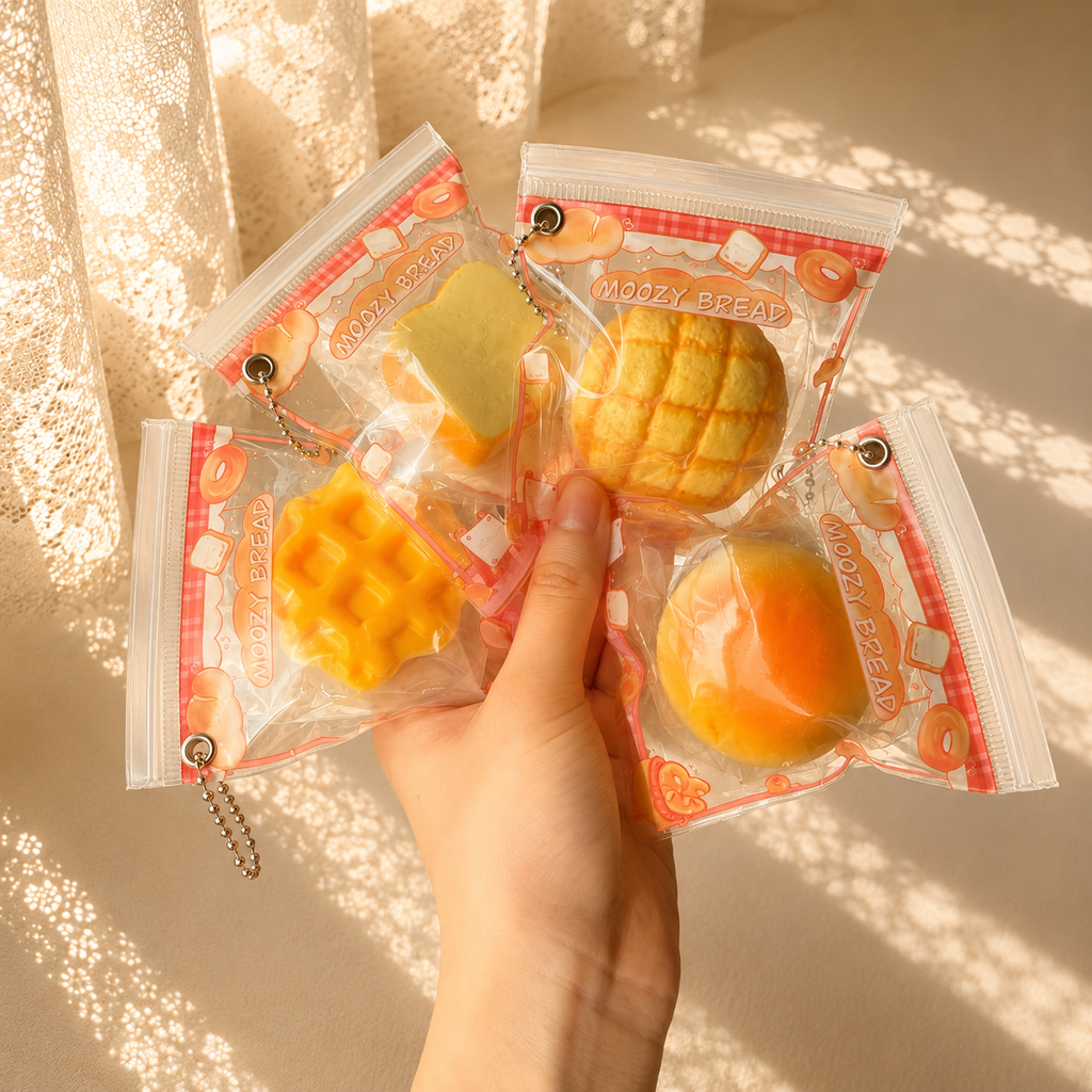 Moozy Mini Bread Slow Rise Squishy