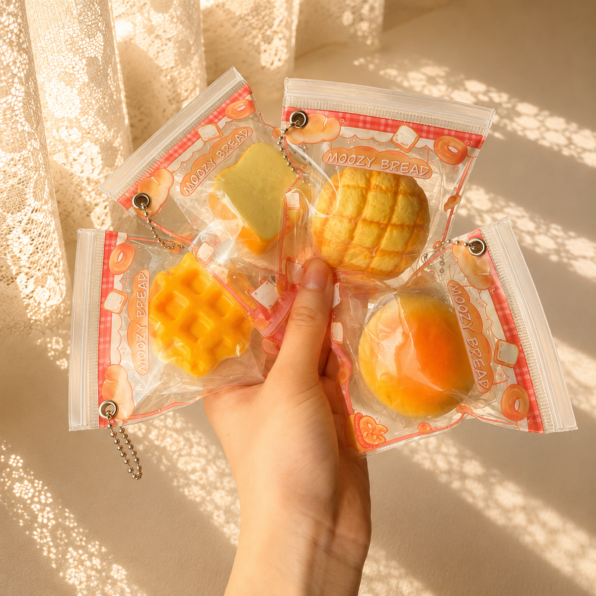 Moozy Mini Bread Slow Rise Squishy