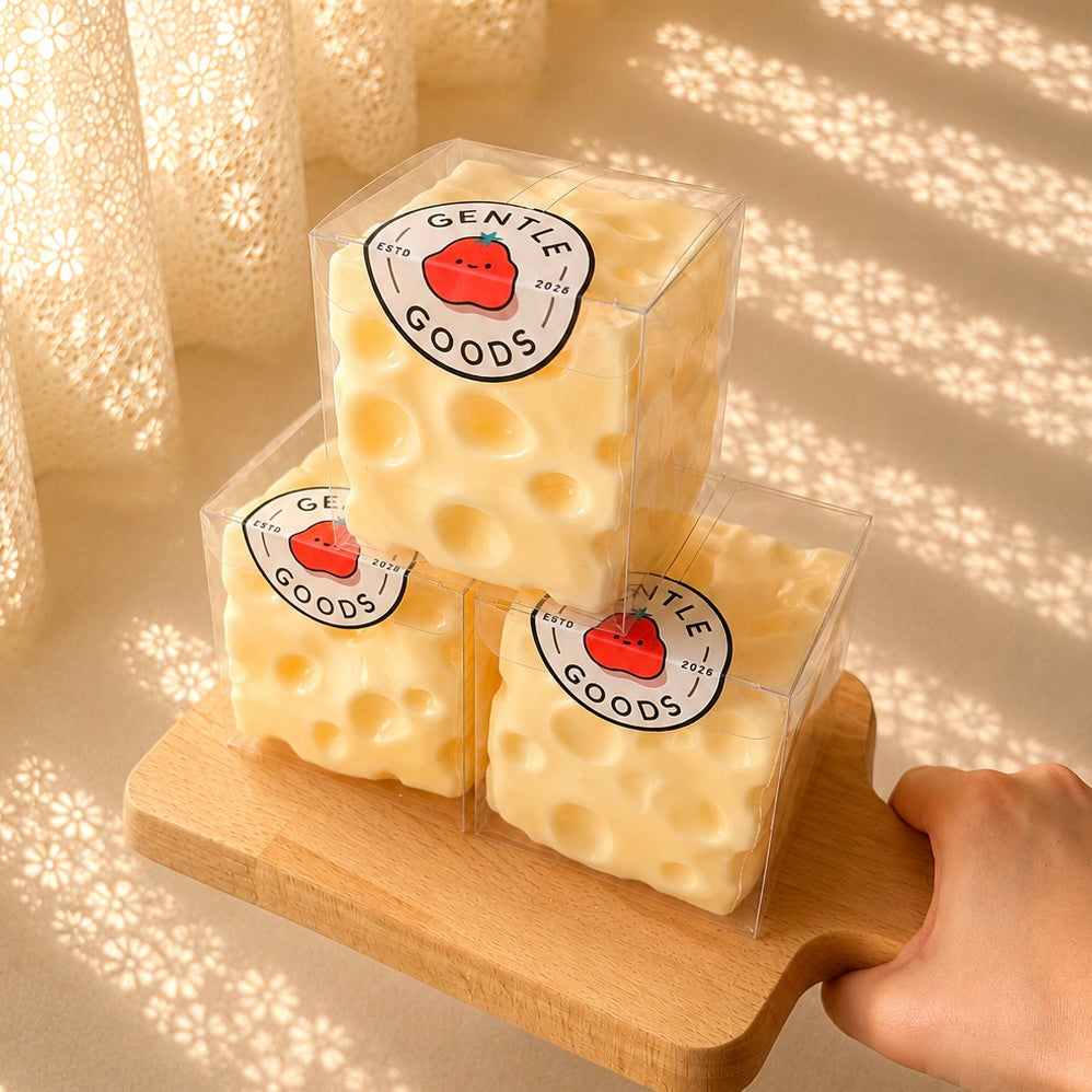 Jumbo Cheese Coconut Oil Squishy