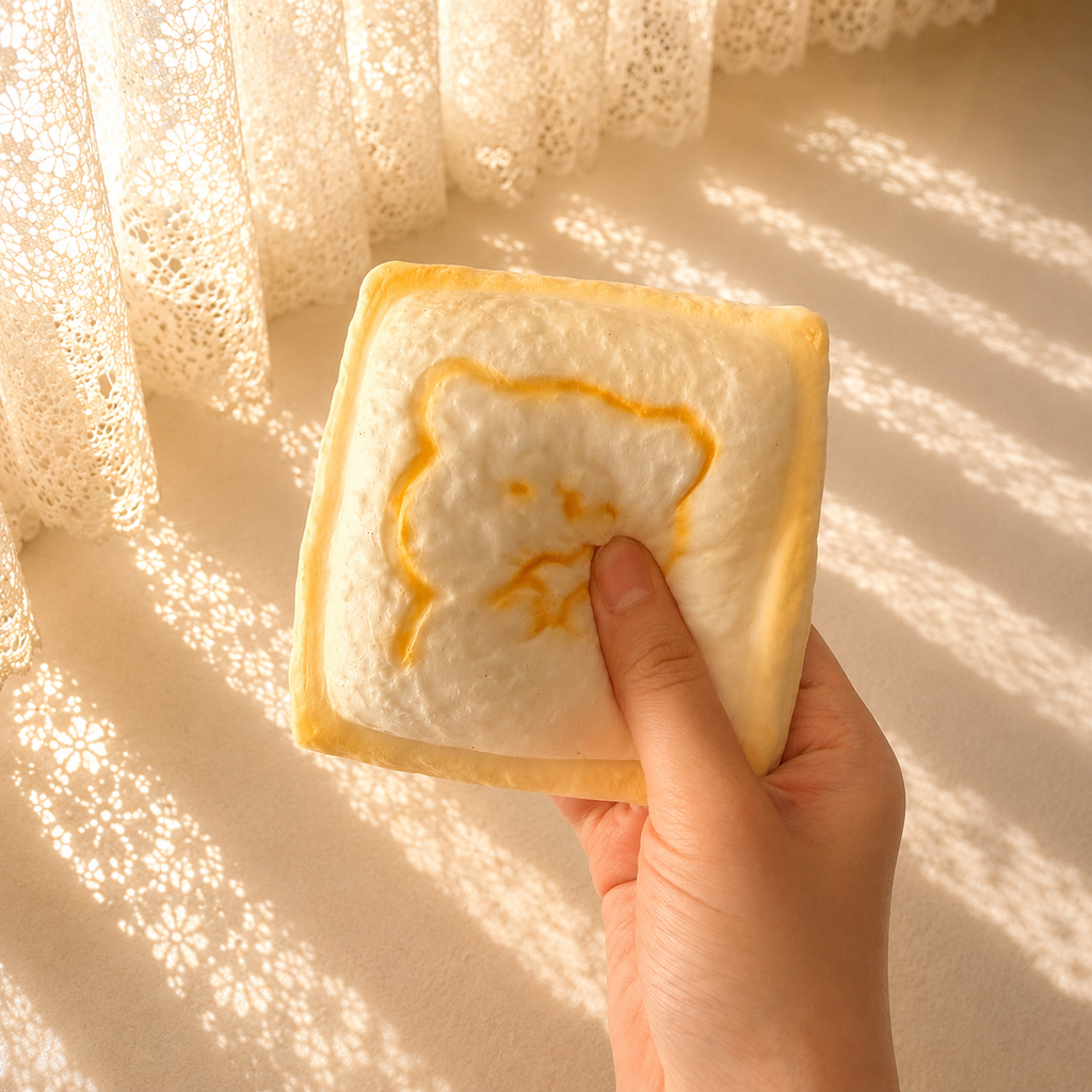 Moozy Capybara Toast Slow Rise Squishy