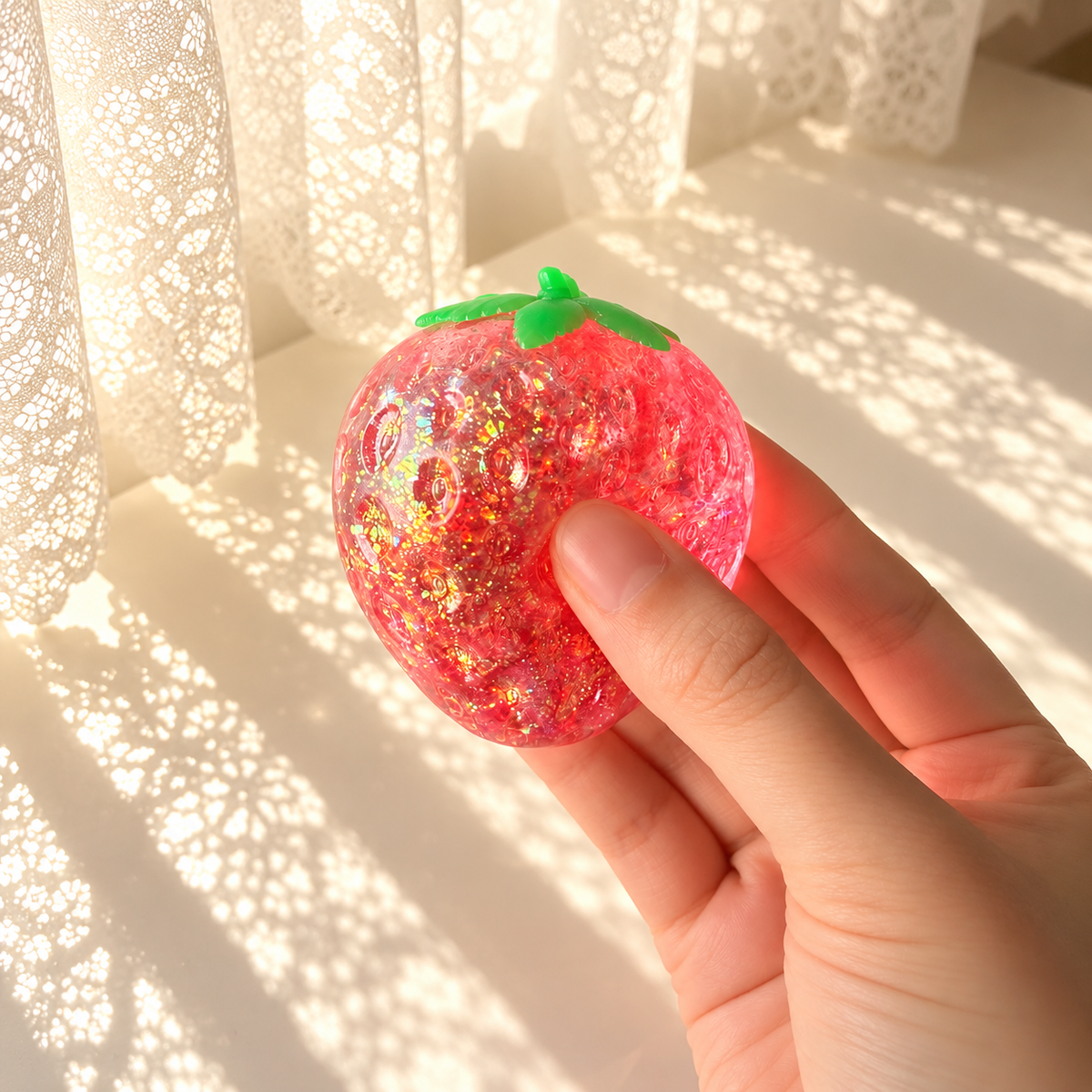 Sugar Mini Strawberry Squishy