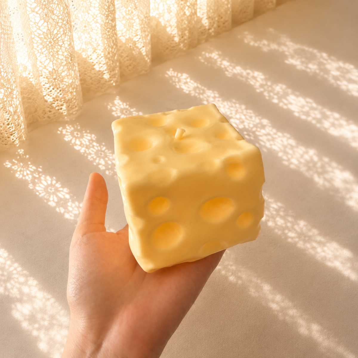 Jumbo Cheese Coconut Oil Squishy